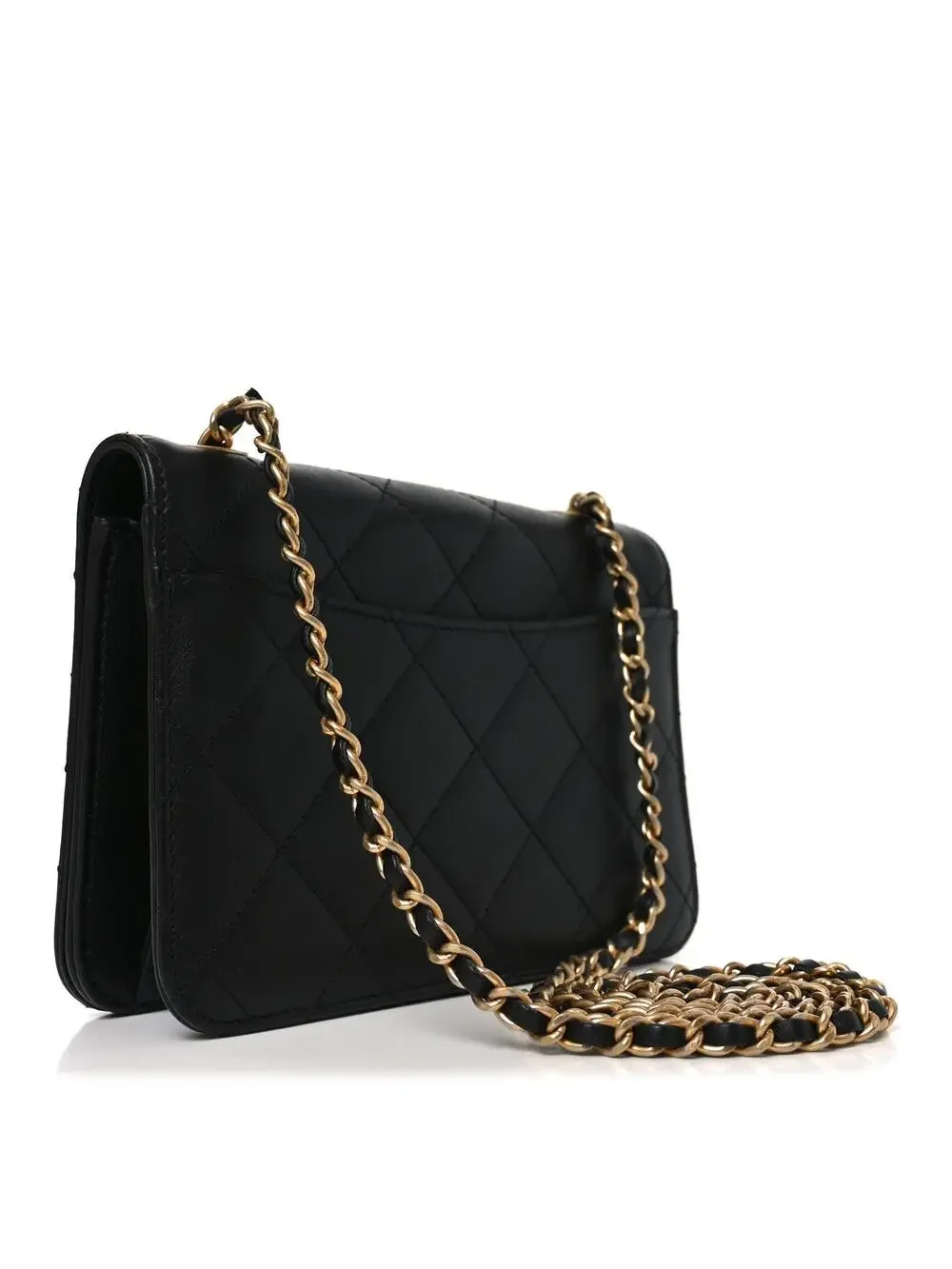 Chanel Calfskin Quilted Crystal Pearl #328282C37B
